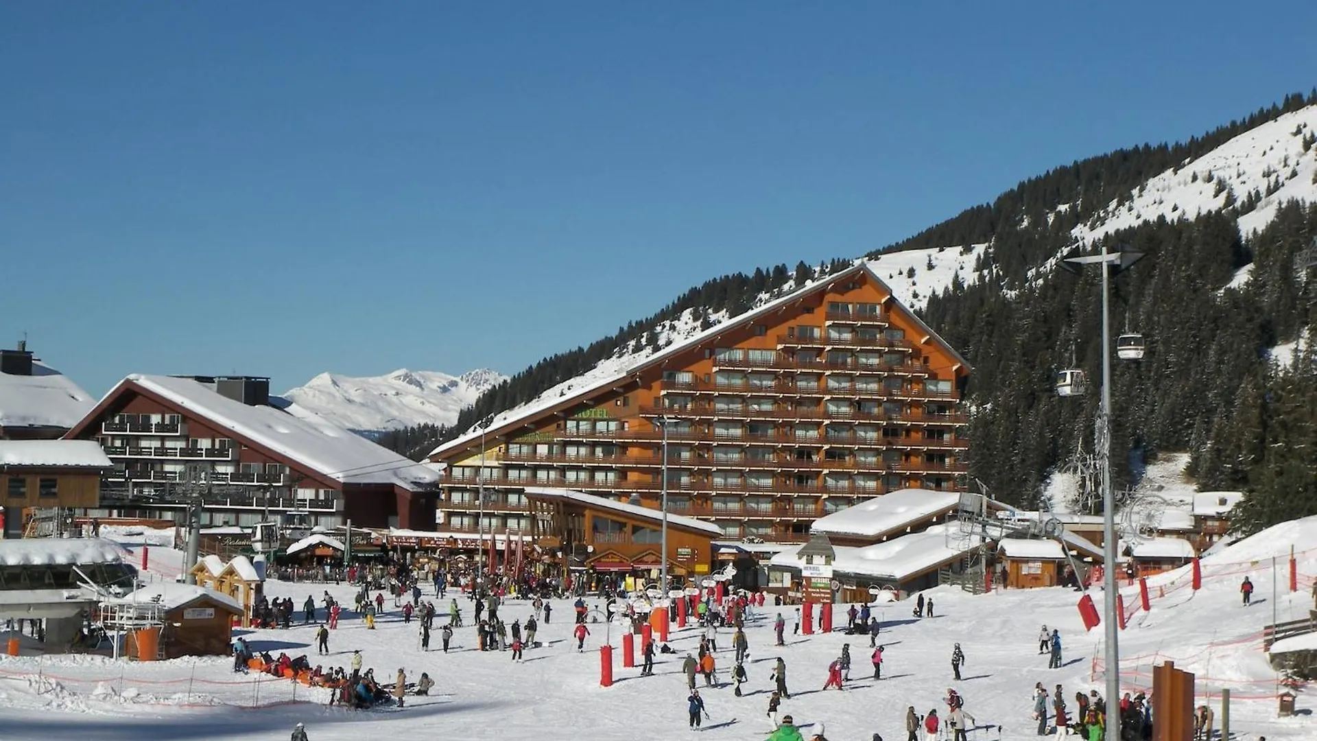 Spacious Flat In M Ribel Near The Ski Lifts Meribel 0*,